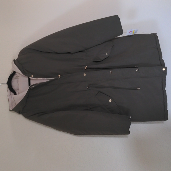 Andrew Marc Liberta Reversible Synthetic Down Coat Sz: M NWT $275 - Picture 2 of 10